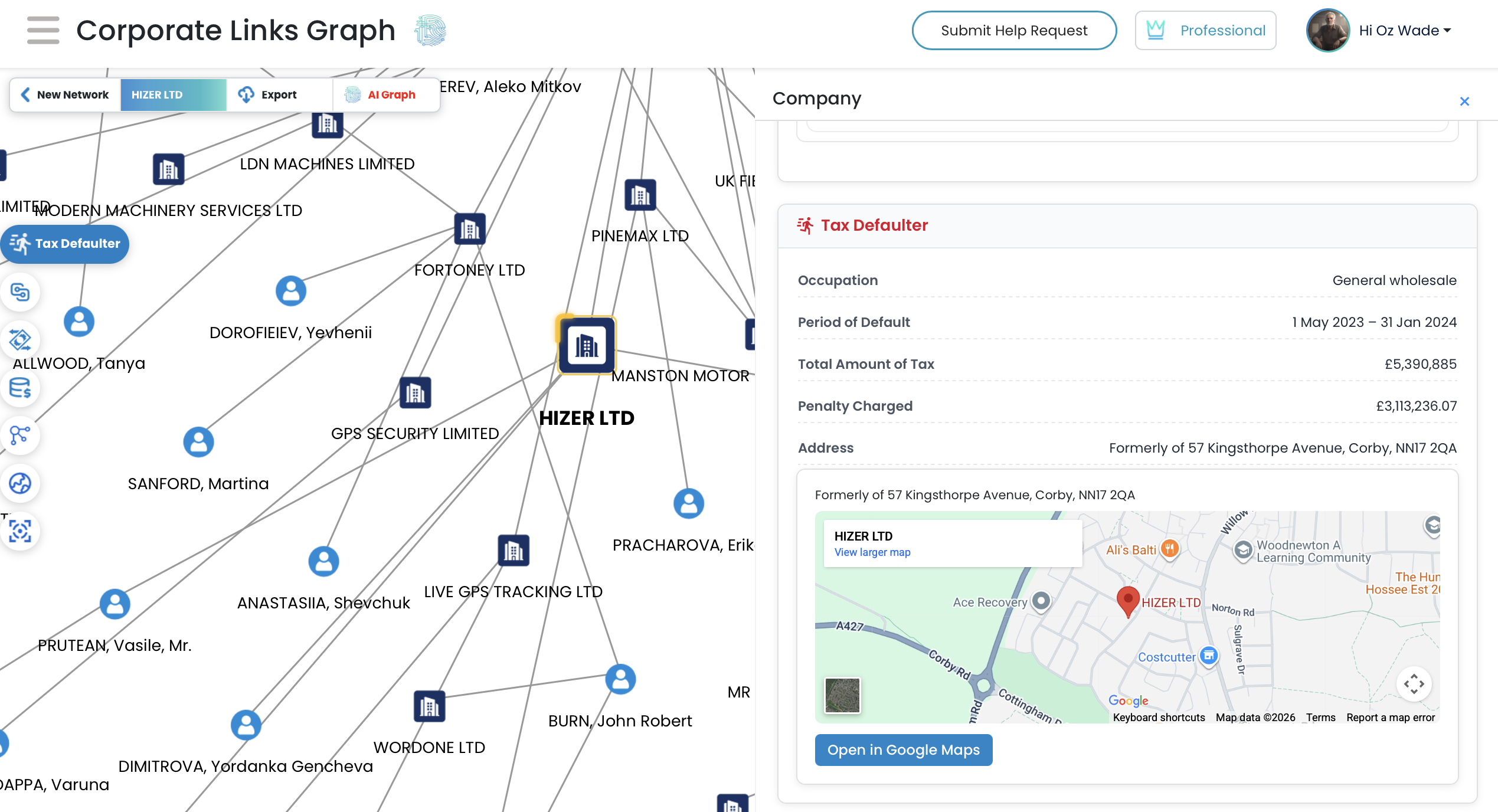 UK Companies Tax Defaulters