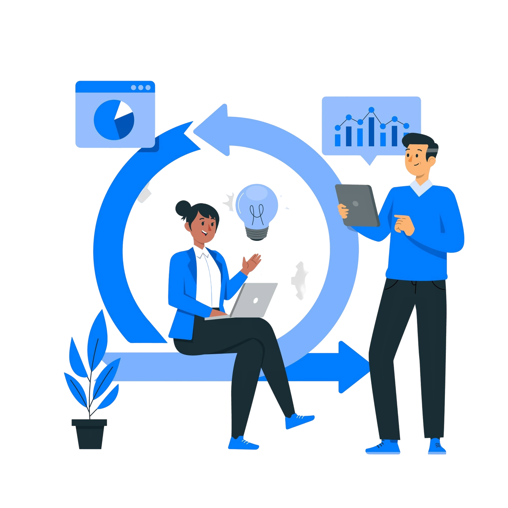scrum-method-concept-illustration